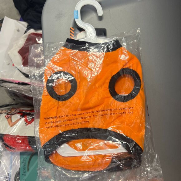 Thrills & Chills Collection Dog Apparel Halloween Costume Pets Small Orange - Picture 3 of 4